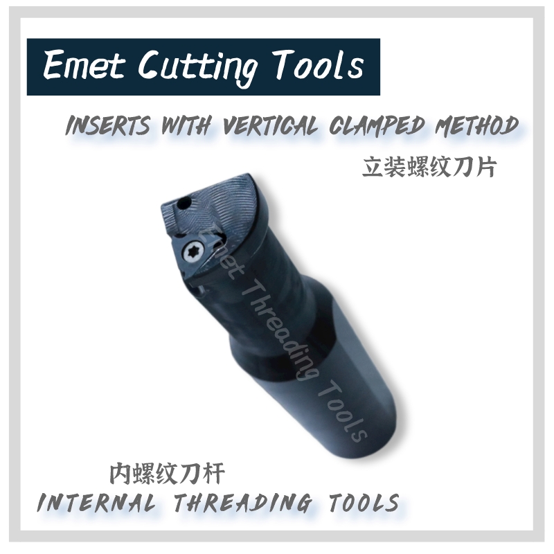 Emet Threading Tools \\\\ أدوات الخيوط Ninternal/external Threading Tools/insert يمكن فرضها من خلال كل من الأساليب الرأسي والأفقية/turning Tools